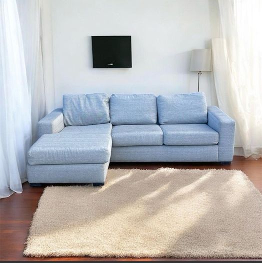 Grey Corner L sofa/couch