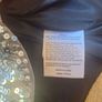 vintage y2k karen millen 100% silk feather sequin corset top uk 14 Image 3
