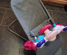Baby Bjorn bouncer with toy