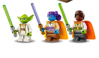 LEGO 75358 Star Wars Tenoo Jedi Temple Minifigures ONLY , LYS Solay, Kai Brightstar, Master Yoda, for Children from 4 years