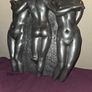 Art Deco Style Heavy "Three Graces" Wall Hanging Image 5