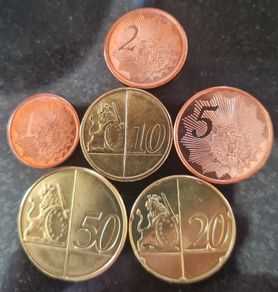 Guernsey 1,2,5,10,20 & 50 Cent Prototype, Probe, Essai coin's (6 coin Lot)