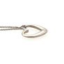 Vintage 925 Sterling Silver Dainty Heart Necklace Image 6