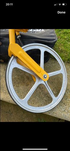 Trumeter 5000 Road Distance Measuring Tool with Wheel & Bag