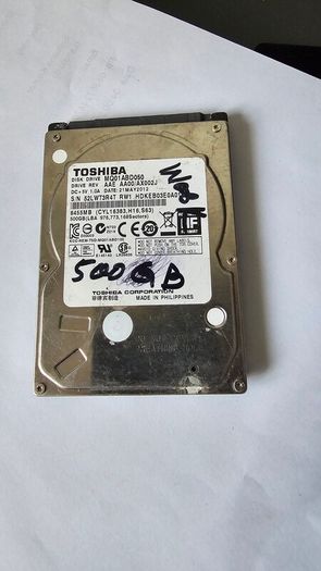 Toshiba HDD Hard Drive 500 GB
