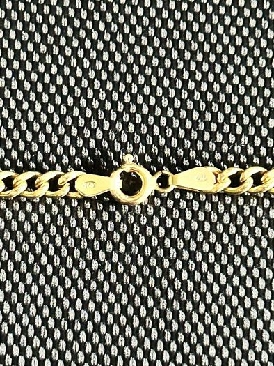 18ct Gold Chain 10g 50cm stamped 750