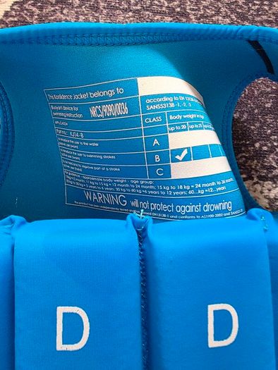 Safety swim jacket
