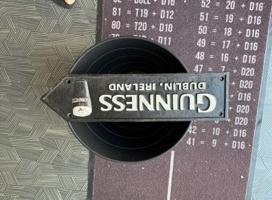 Branded Guiness sign