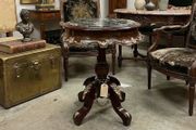 Very nice medium sized pod table with marble top