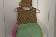 Baby Halloween costume - Ice cream cone, size 86/92