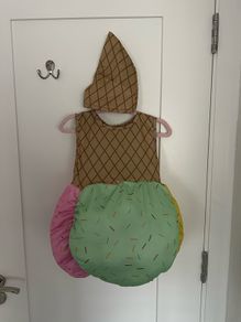 Baby Halloween costume - Ice cream cone, size 86/92