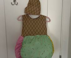 Baby Halloween costume - Ice cream cone, size 86/92