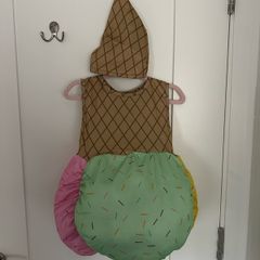 Baby Halloween costume - Ice cream cone, size 86/92