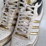 ADIDAS Unisex Sleek Series High Top Trainers Sz 7UK (Fit 6.5-7UK) Image 9