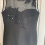Italian designer MAESTRI Black embellished cocktail dress Image 5