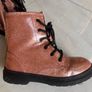 Gold glitter boots size 1 Image 3