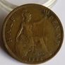 1934 Halfpenny George V bronze coin Image 2