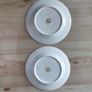 2PC Royal Classics gold gilded bone-China plates 8Inch Image 5