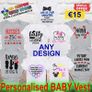 Personalised baby vest Image 2
