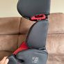 Recaro Milano Group 2/3 Car Booster Seat Red/Black, Detachable Backrest Image 4