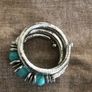 turquoise bangle bracelet Image 4
