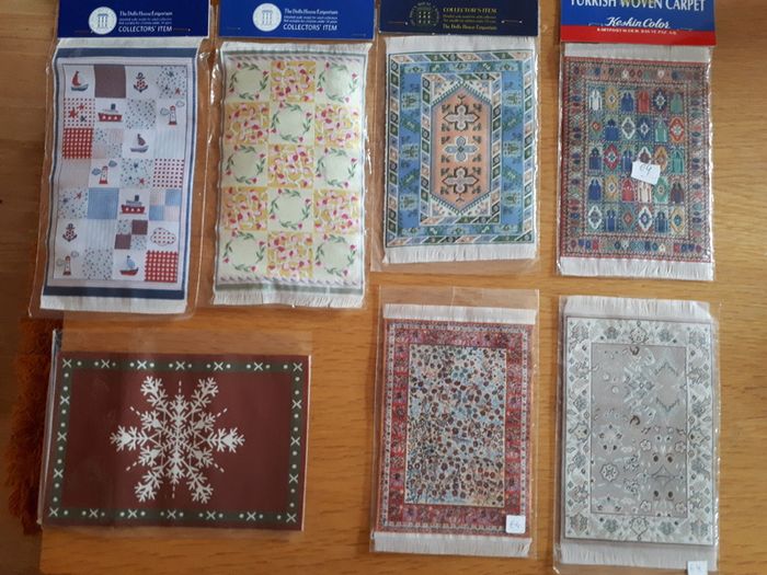 Dolls house carpets and rugs