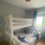White bunk bed Image 2