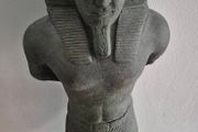 Egyptian Pharaoh Amenemhat III's replica statue