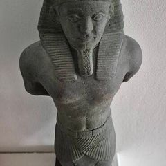 Egyptian Pharaoh Amenemhat III's replica statue