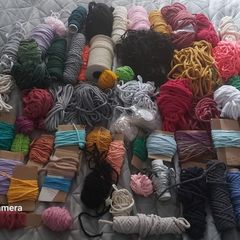Macrame woll and ccessories