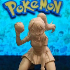 3D Printed Hilda (Touko) Figurine From Generation V (5) Video Games Pokemon Black And White