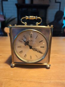 brass vintage clock