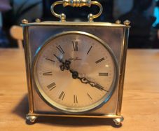 brass vintage clock