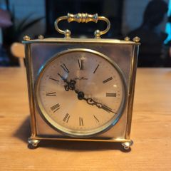 brass vintage clock