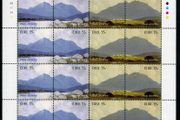 2008 Ireland Ireland Series Paul Henry Landscapes Stamps Sheetlet Plate 1A1A1A1A Mint Never Hinged (MNH)