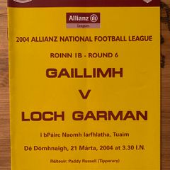2004 Galway v Wexford - Allianz GAA National Football League Programme