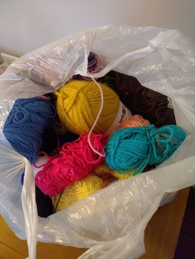 Bag of mixed wool
