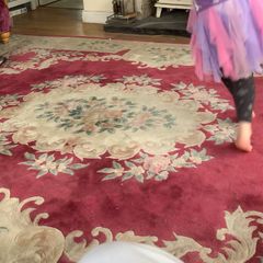 vintage pure wool rug