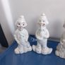 vintage ceramic clown s set of 4  Vintage Handpainted Ceramic Clown Figurine band music musical musician great gift present display decor Image 2