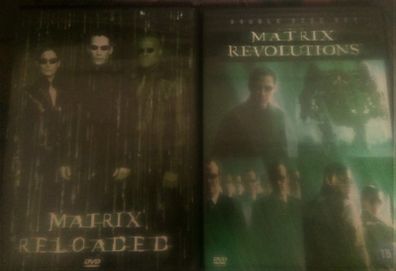 2 Matrix DVD's - Matrix Reloaded and Matrix Revolutions