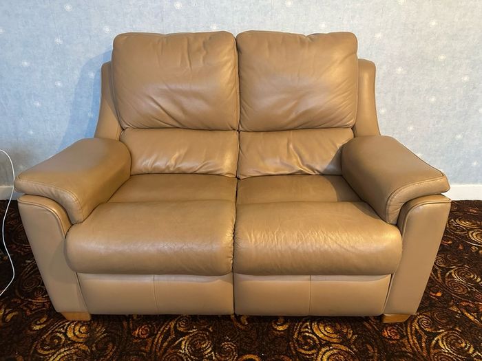 Leather 2 Seater Couch