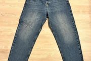Blue Relaxed Fit Jeans W36 L30 Stretch Denim