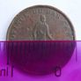 1837 CANADA Quebec Bank Token Historic Antique VINTAGE Half Penny Coin Image 4