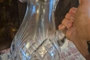 Large crystal jug