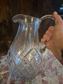 Large crystal jug
