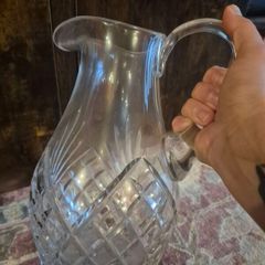 Large crystal jug