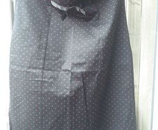 Bandeau Black Dot Dress