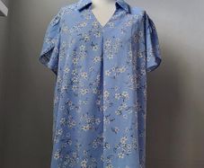 Aodemo blue pattern top, Size 2XL / 20, BNWT