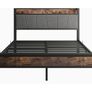 Double Bed Frames with Wooden Storage Image 2