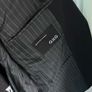 GXG Suit jacket in black with logo and pin Image 7